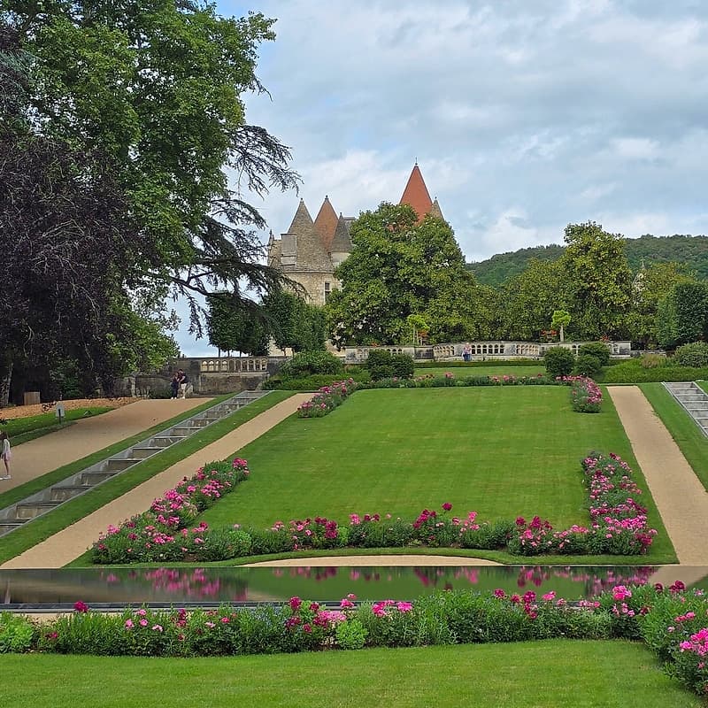 Jardin du château des Milandes
