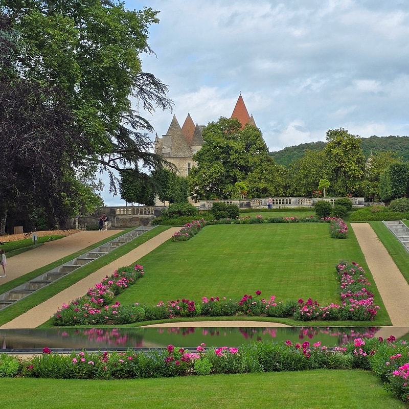 Jardin du château des Milandes